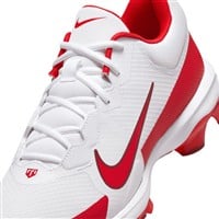 NIKE Men's Force Trout 9 Pro MCS Molded Baseball Cleats, White/Red