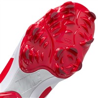 NIKE Men's Force Trout 9 Pro MCS Molded Baseball Cleats, White/Red