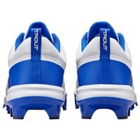NIKE Men's Force Trout 9 Pro MCS Molded Baseball Cleats, White/Royal