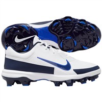 NIKE Men's Force Trout 9 Pro MCS Molded Baseball Cleats, White/Navy