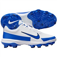 NIKE Men's Force Trout 9 Pro MCS Molded Baseball Cleats, White/Royal