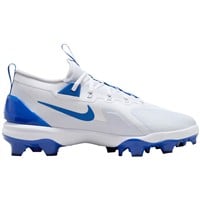 NIKE Men's Force Zoom Trout 9 Elite MCS Molded Baseball Cleats, White/Royal