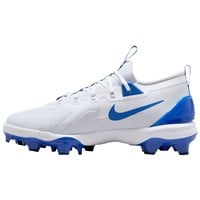 NIKE Men's Force Zoom Trout 9 Elite MCS Molded Baseball Cleats, White/Royal