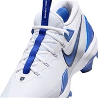 NIKE Men's Force Zoom Trout 9 Elite MCS Molded Baseball Cleats, White/Royal