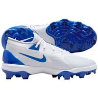 NIKE Men's Force Zoom Trout 9 Elite MCS Molded Baseball Cleats, White/Royal