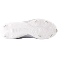 New Balance Mens 4040V8 Low Metal Baseball Cleats, Grey/White