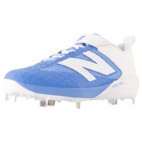 New Balance Mens 4040V8 Low Metal Baseball Cleats, Carolina Blue