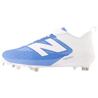 New Balance Mens 4040V8 Low Metal Baseball Cleats, Carolina Blue