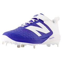 New Balance Mens 4040V8 Low Metal Baseball Cleats, Royal