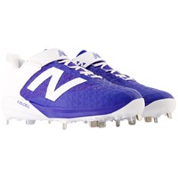 New Balance Mens 4040V8 Low Metal Baseball Cleats, Royal