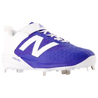 New Balance Mens 4040V8 Low Metal Baseball Cleats, Royal
