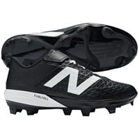 New Balance Mens 4040V8 Low TPU Molded Baseball Cleats, Black/White