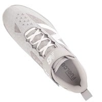 New Balance Mens 4040V8 Low TPU Molded Baseball Cleats, Grey/White
