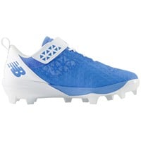 New Balance Mens 4040V8 Low TPU Molded Baseball Cleats, Blue/White