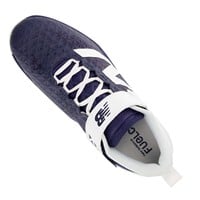 New Balance Mens 4040V8 Low TPU Molded Baseball Cleats, Navy/White