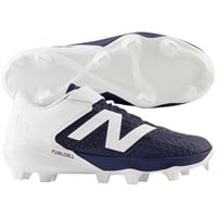 New Balance Mens 4040V8 Low TPU Molded Baseball Cleats, Navy/White