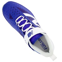 New Balance Mens 4040V8 Low TPU Molded Baseball Cleats, Royal/White