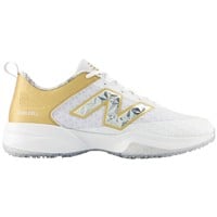 New Balance Mens 4040V8 LE Ring Season Baseball Turfs, White/Gold