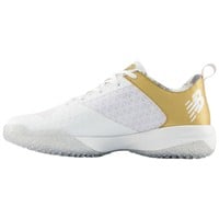 New Balance Mens 4040V8 LE Ring Season Baseball Turfs, White/Gold