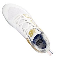New Balance Mens 4040V8 LE Ring Season Baseball Turfs, White/Gold