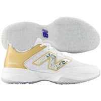 New Balance Mens 4040V8 LE Ring Season Baseball Turfs, White/Gold