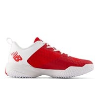 New Balance Mens 4040V8 Baseball Turfs, Red/White