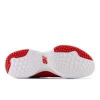 New Balance Mens 4040V8 Baseball Turfs, Red/White