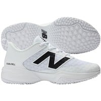 New Balance Mens 4040V8 Baseball Turfs, White/Black