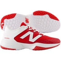 New Balance Mens 4040V8 Baseball Turfs, Red/White