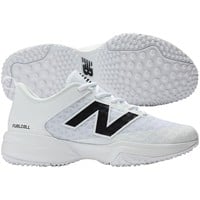 New Balance Mens 4040V8 Baseball Turfs, White/Black