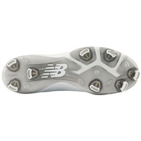 New Balance Womens FUSEv5 Low Metal Softball Cleats, White/Grey
