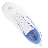 New Balance Womens FUSEv5 Low Molded Softball Cleats, White/Blue