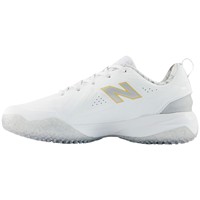New Balance Womens FUSEv5 LE Ring Season Softball Turfs, White/Gold