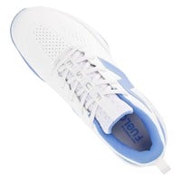 New Balance Womens FUSEv5 Softball Turfs, White/Blue