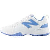 New Balance Womens FUSEv5 Softball Turfs, White/Blue