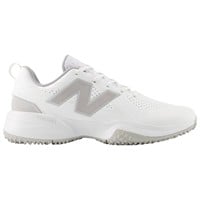 New Balance Womens FUSEv5 Softball Turfs, White/Grey