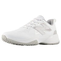 New Balance Womens FUSEv5 Softball Turfs, White/Grey