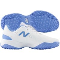 New Balance Womens FUSEv5 Softball Turfs, White/Blue