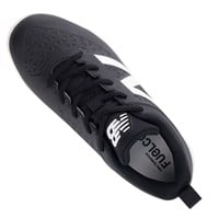 New Balance Youth 4040V8 Molded Baseball Cleats, Black/White