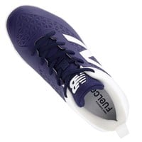 New Balance Youth 4040V8 Molded Baseball Cleats, Navy/White