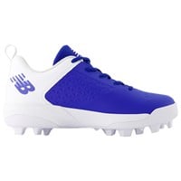 New Balance Youth 4040V8 Molded Baseball Cleats, Royal/White