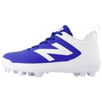 New Balance Youth 4040V8 Molded Baseball Cleats, Royal/White