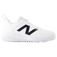 New Balance Youth 4040V8 Baseball Turfs, White/White