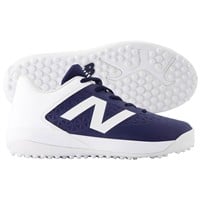 New Balance Youth 4040V8 Baseball Turfs, Navy/White