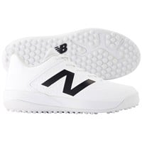 New Balance Youth 4040V8 Baseball Turfs, White/White