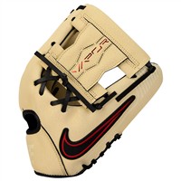 NIKE Youth Vapor Acuna 10.5IN Baseball Glove, Cream/Black