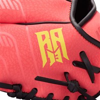 NIKE Youth Vapor Acuna 9.5IN Baseball Glove, Red/Black