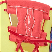 NIKE Youth Vapor Acuna 9.5IN Baseball Glove, Yellow/Red