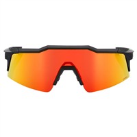 100 Speedcraft SL Soft Tact Black HiPER Red Mltlyr Mirror Lens, Black/Red