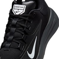 NIKE Mens Cross Baseball Turfs, Black/White